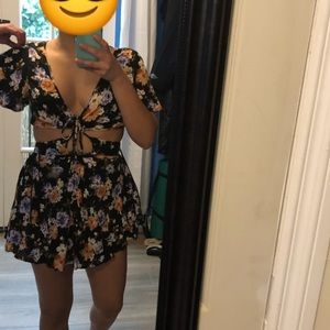 Floral 2 piece dress